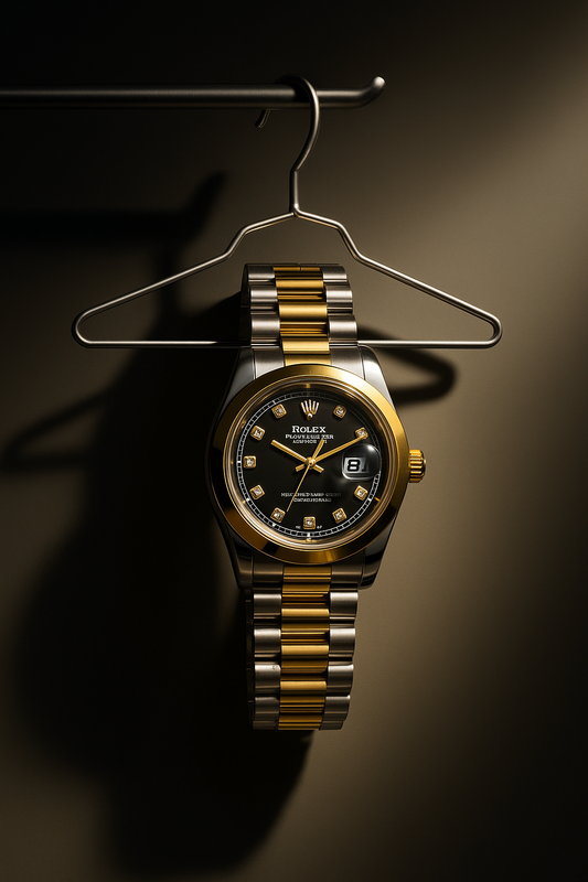 Rolex Oyster Perpetual Datejust gold black