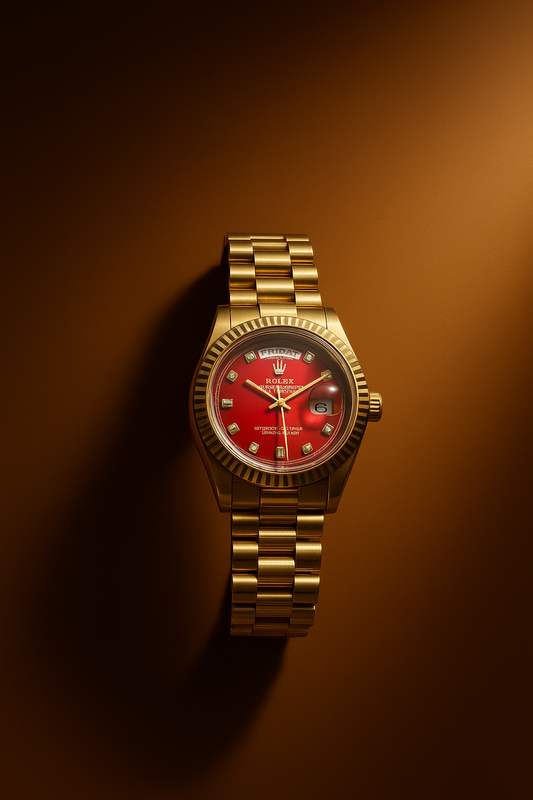 Rolex Red Stella Dial Day-Date Ref. 18238 Presidential
