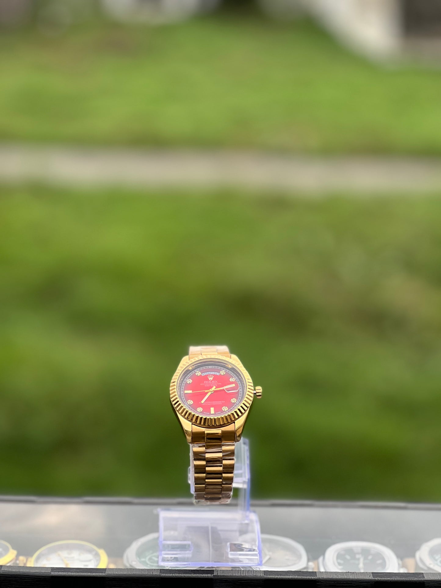 Rolex Red Stella Dial Day-Date Ref. 18238 Presidential