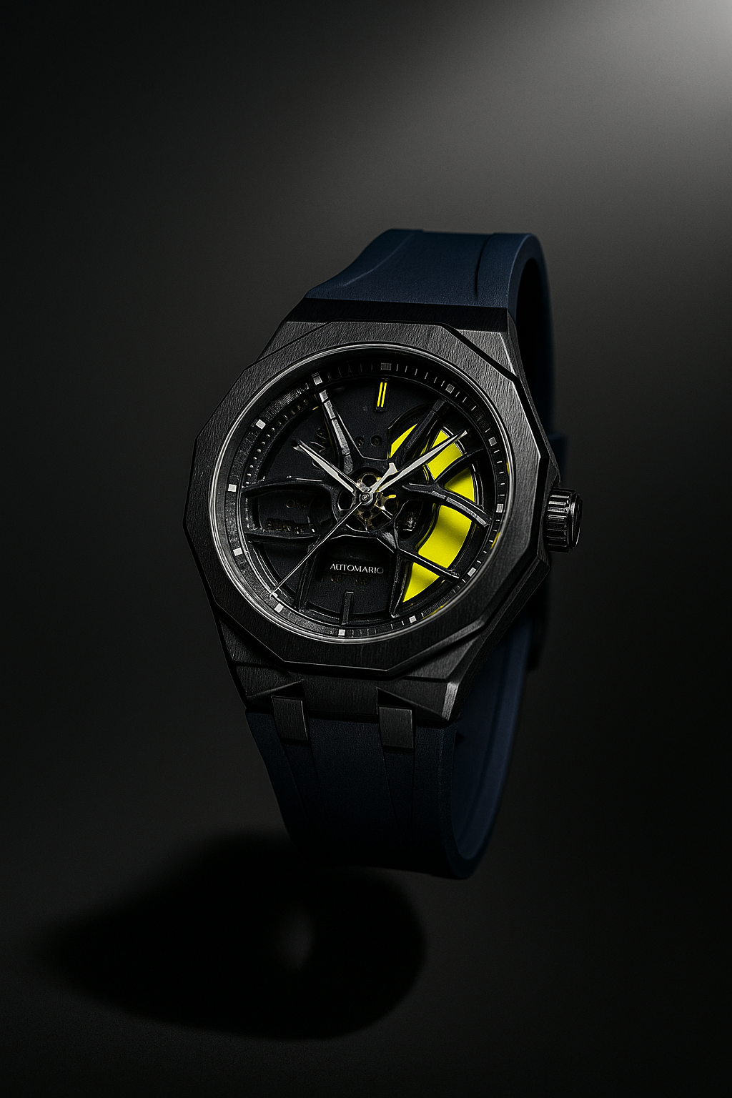 Car wheel dial Watch