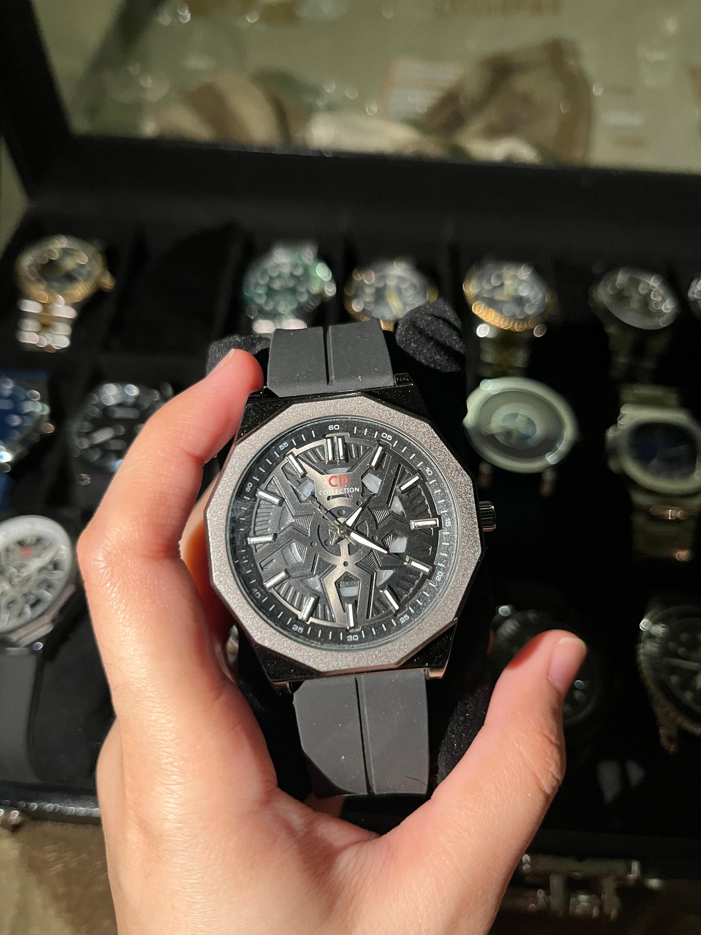 Curren 8437 Men's Quartz Blue And Black