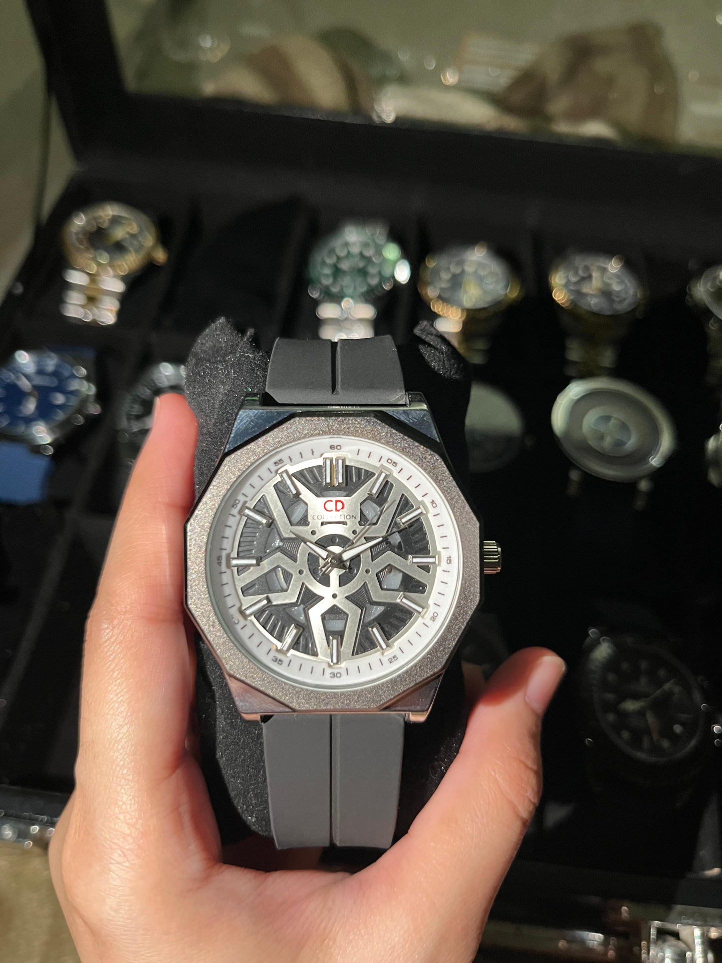 Curren 8437 Men's Quartz Blue And Black