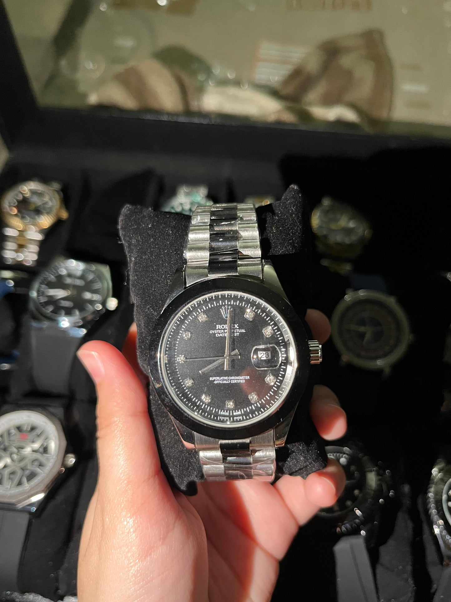 Rolex Oyster Perpetual Datejust Black Dial