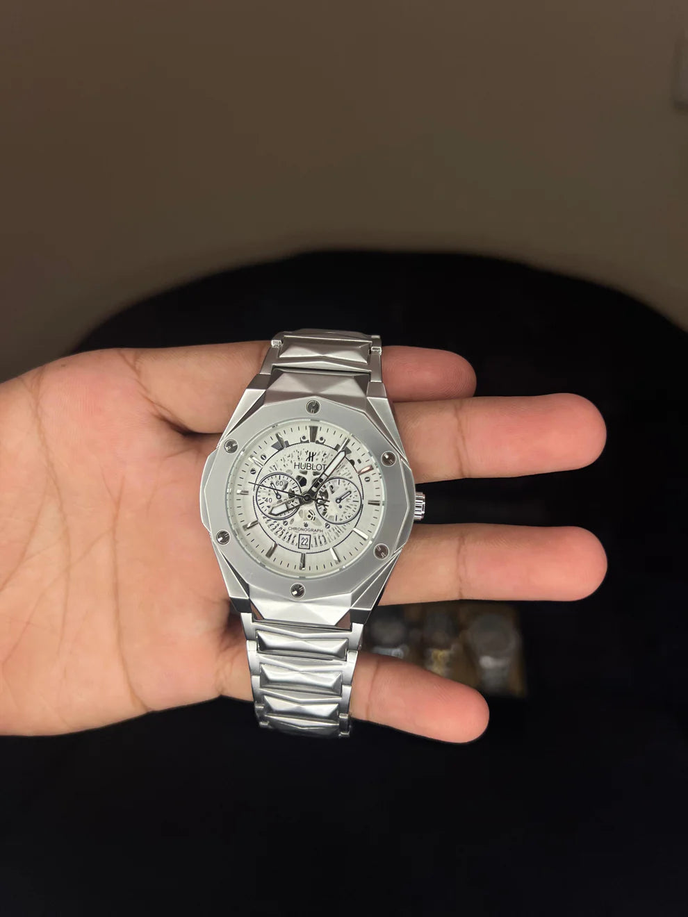 Hublot Cut Diamond White